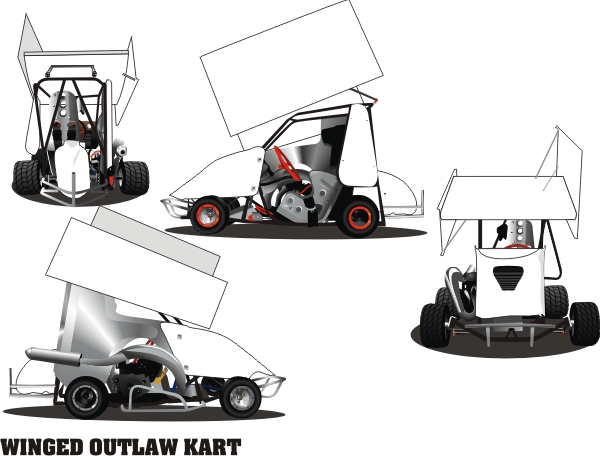 WINGED OUTLAW KART